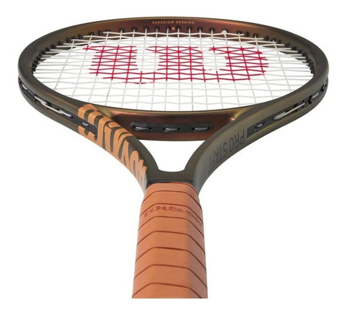 Raqueta Pro Staff 97 V14 4 1/4 Wilson Color Bronze Tamaño del grip L2