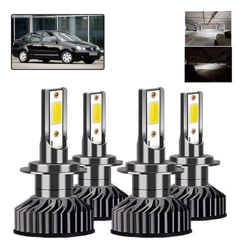 / Kit De Focos Led H7 H7 Luz Alta/baja Para volkswagen