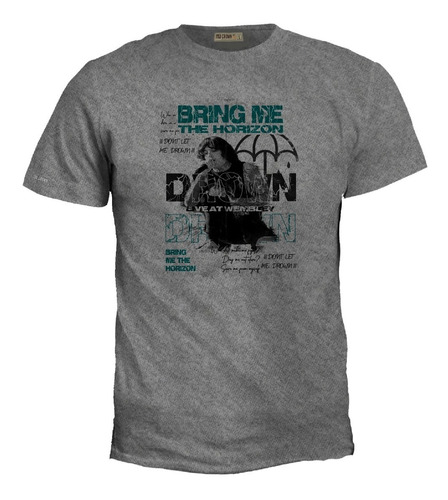 Camiseta Bring Me The Horizon Drown Poster Metal Rock Irk