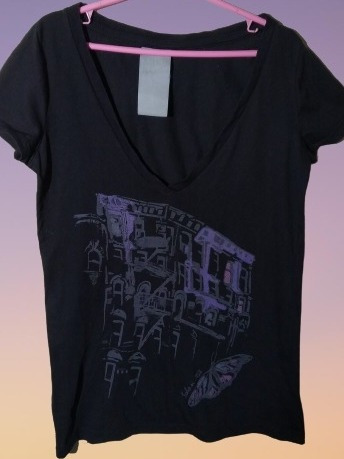 Remera Soho Con Escote Talle M