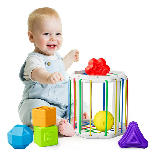 Juguete Para Bebe Ouji Cubo De Actividad Colorido Y J Jdq