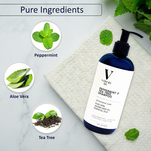 Videri Sulfate Free Shampoo For Keratin Treated Hair Pepperm