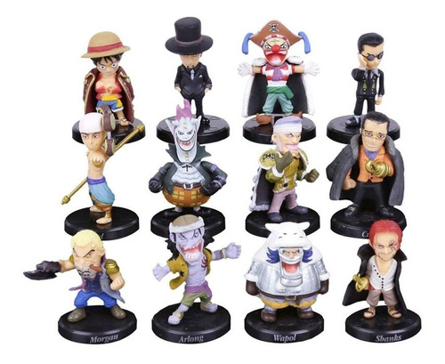 Juguetes Set 12 Figuras De One Piece 5 Cm Luffy