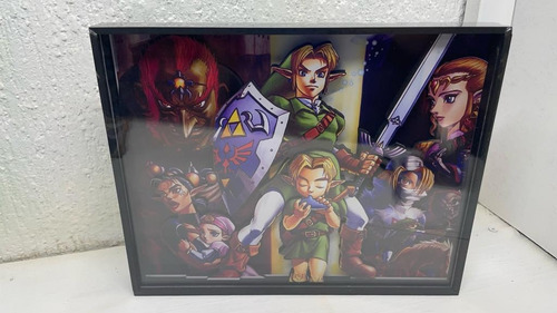 Cuadro 3d (shadow Box) The Legend Of Zelda Ocarina Of Time