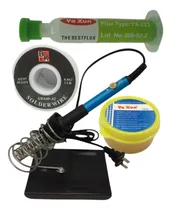 Comprar Cautín 60w Con Base, Estaño, Pasta Para Soldar, Flux Líquido