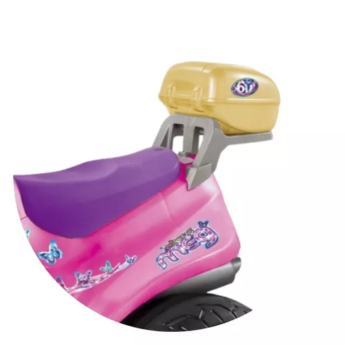 Moto Infantil Fada 6V Rosa/Lilás 1210L - Magic Toys