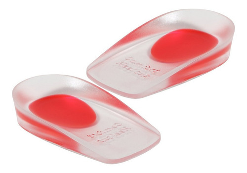 Imagen 1 de 4 de Talonera De Gel Silicona Deporte Trabajo Punto Rojo Y Azul
