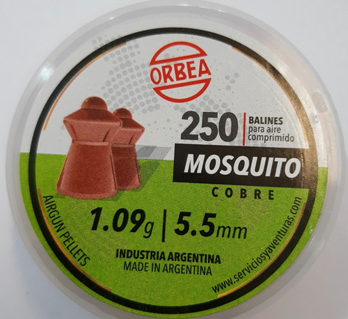 Balines Mosquito Cobreado  Orbea 5 1/2 Excelente Calidad