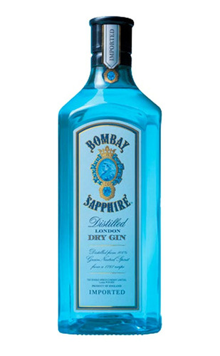 Gin  Shapphire 750 Cc Bombay Gin Y Vodka