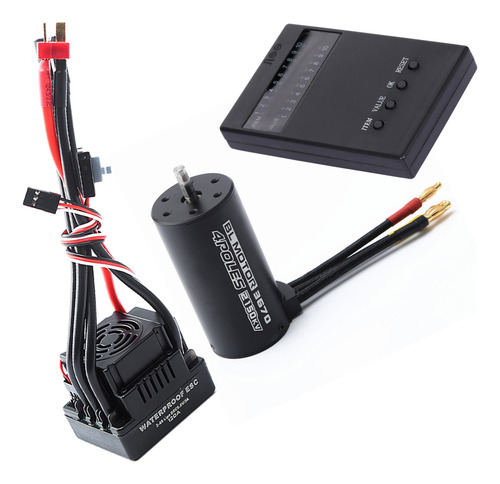 Programación De Motores 120a Esc A Prueba De Agua 3670 2150k