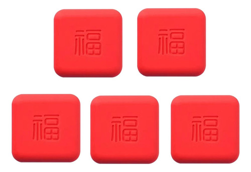 5pcs Door Handle Silent Anti-crash Silicone Protective Pad