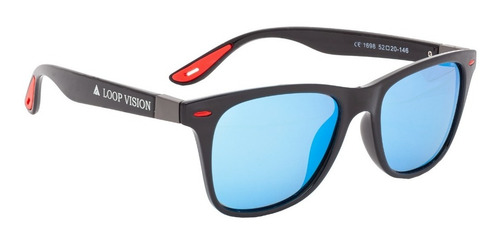 Anteojos De Sol Loop Vision Extreme Gafas Polarizadas Uv 400 Lente Azul