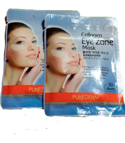 Imagen 1 de 1 de Purederm Collagen Eye Zone Parches Chau Ojeras Y Bolsas