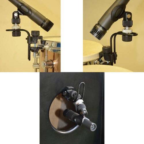 Imagem 4 de 7 de Suporte Ask B10 Clamp Microfonar Bateria Bumbo Tom Cajon