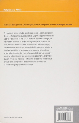 Libro El Imaginario Griego De Richard Buxton