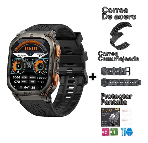 Reloj Táctico Militar Inteligente Smartwatch Kospet Tank M3 