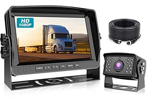 Fookoo Hd 1080p Kit De Sistema De Cámara De Respaldo Con Cab