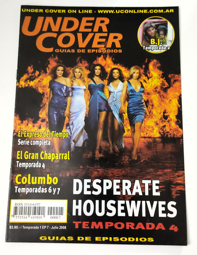 Revista Under Cover T1 Nro7 Desperate Housewives Columbo 