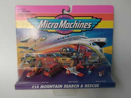 Carritos Micro Machines Galoob Set 14 Mountain Search Rescue