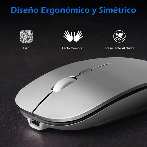 Mouse Inalámbrico Ratón Bluetooth Receptor Mini Usb
