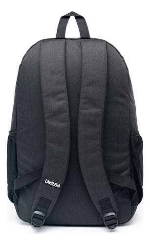 Mochila Espaçosa Cavalera Resistente Cor Preto