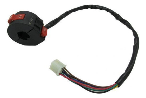 3 Function Left Handlebar Switch 6 Pcs