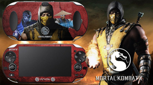 Skin Adesivo  Ps Vita Mortal Kombat Fat / Slim Sublimeskins