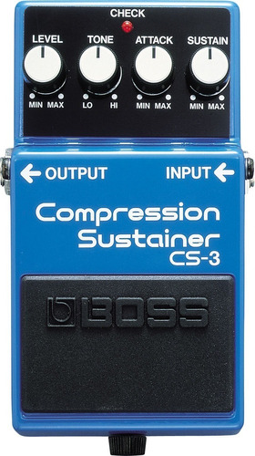 Boss Pedal Efecto Compresion Sustainer Cs-3 