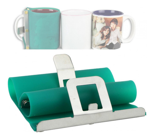 Silicona Durham Taza Envoltura Abrazadera 3d Sublimación Hor