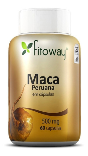 Maca Peruana 100% Pura - Fitoway 60 Caps