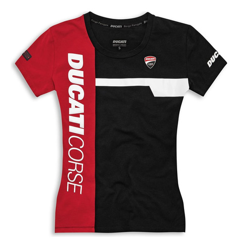 Camiseta Feminina Dc Track 21 Ducati Black