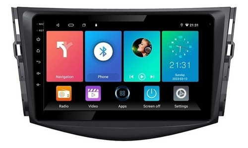 Estéreo Carplay Toyota Rav4 2007-2012 Gps Android 2+32g