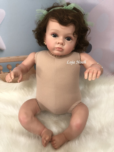 Boneca Bebê Reborn Kit Tutti Realista - Pronto Envio
