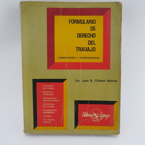 L8023 Juan B Climent -- Formulario De Derecho Del Trabajo