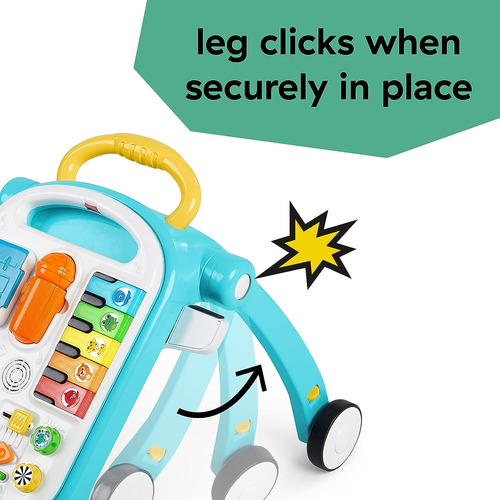 Baby Einstein Musical Mix N Roll 4-in-1 Push Walker, Centro