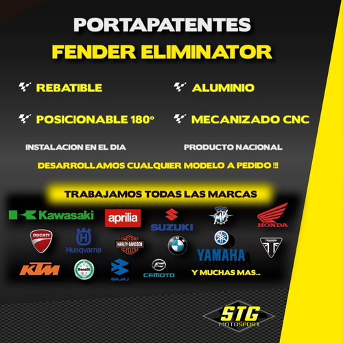 Imagen 3 de 3 de Portapatente Fender Rebatible Stg Tnt300