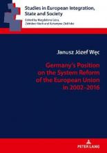 Libro Germany's Position On The System Reform Of The Euro...