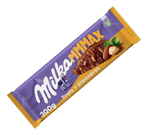 Chocolate Milka Mmmax Almond Truffle Trufado Amêndoas 300g