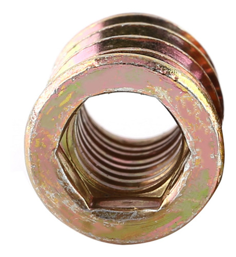 Imagen 8 de 10 de Madera Roscada Inserto Tuercas Zinc Acero Al Carbono Muebles