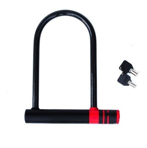 Candado Traba U Bicicleta Seguridad Patriot J30008 Acero/pvc