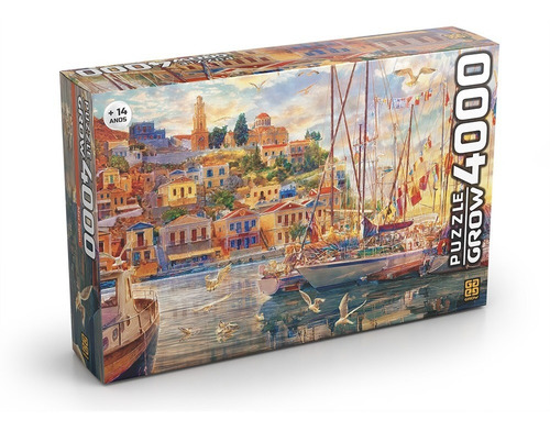 Puzzle 4000 Peças Mar Egeu Grow