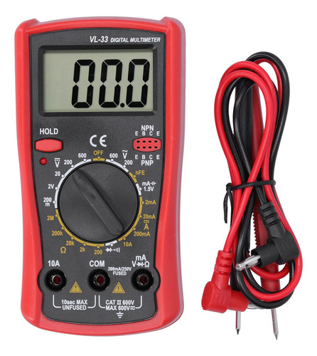 Multímetro Electrónico Lcd Digital Resistance Corri