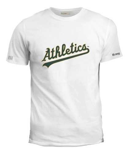 Camiseta Oakland Athletics Logo Nombre Beisbol Hombre Ink
