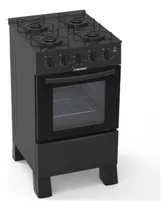 Comprar Cocina Bronx Mora Glass Negra A Supergas Color Negro