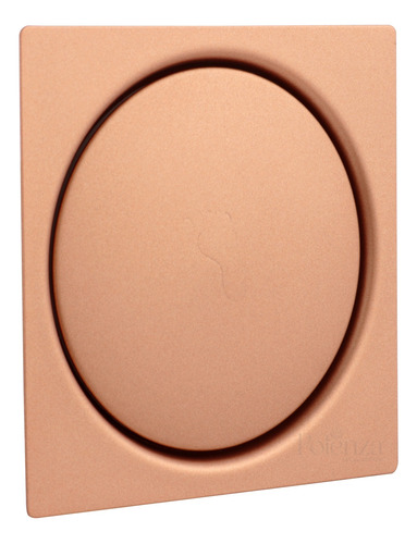 Ralo Click Inteligente 10x10 Inox Rose Gold Luxo Potenza