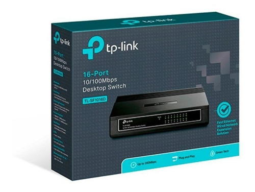 Switch Tp-link 16 Portas 10/100/1000 -tl-sg1016d