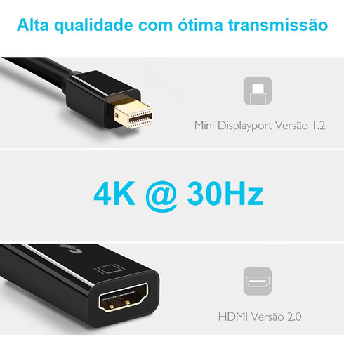 Conversor Mini Displayport Para Hdmi - Comtac - 9284