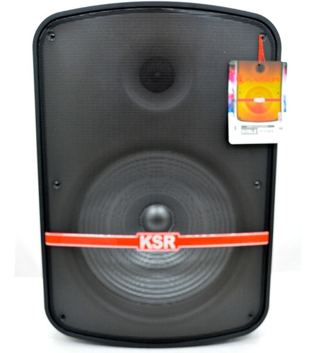 Imagen 5 de 5 de Bafle Recargable Pantalla Neon Prof 15pLG 30000w Pmpo 7515sc