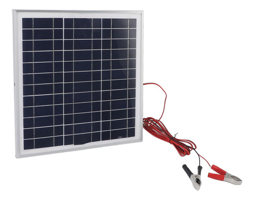 Panel Solar Monocristalino 50 W Clips Bateria Para Rv Cable