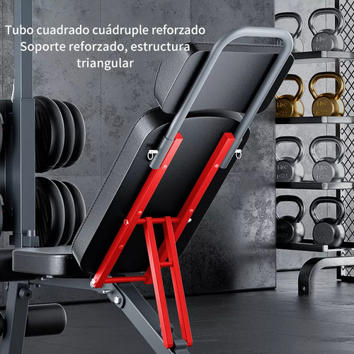 Banco Pesas Multiposiciones Plegable Ajustable Gym Ejercicio